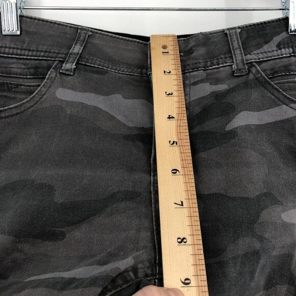 Democracy "Ab"solution Pants Womens 6 Camo Skinny Stretch Zipper Pockets Casual - Picture 12 of 15